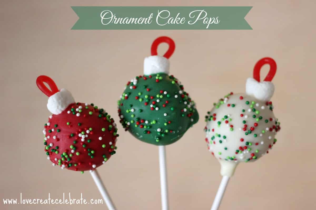 Make your own ornament cake pops