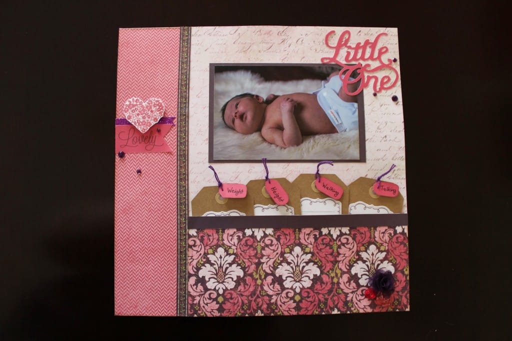 Scrapbook of baby's first year