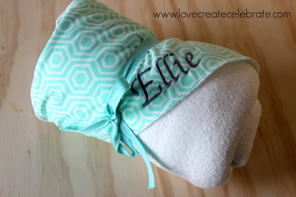 This beautiful bamboo towel is up for grabs!