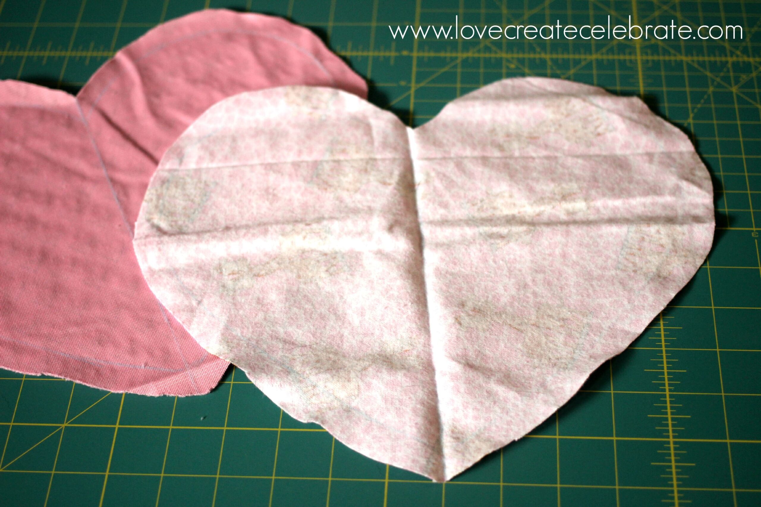 Now it is time to start assembling your heart taggie blanket.