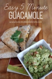 Easy 5 Minute Guacamole