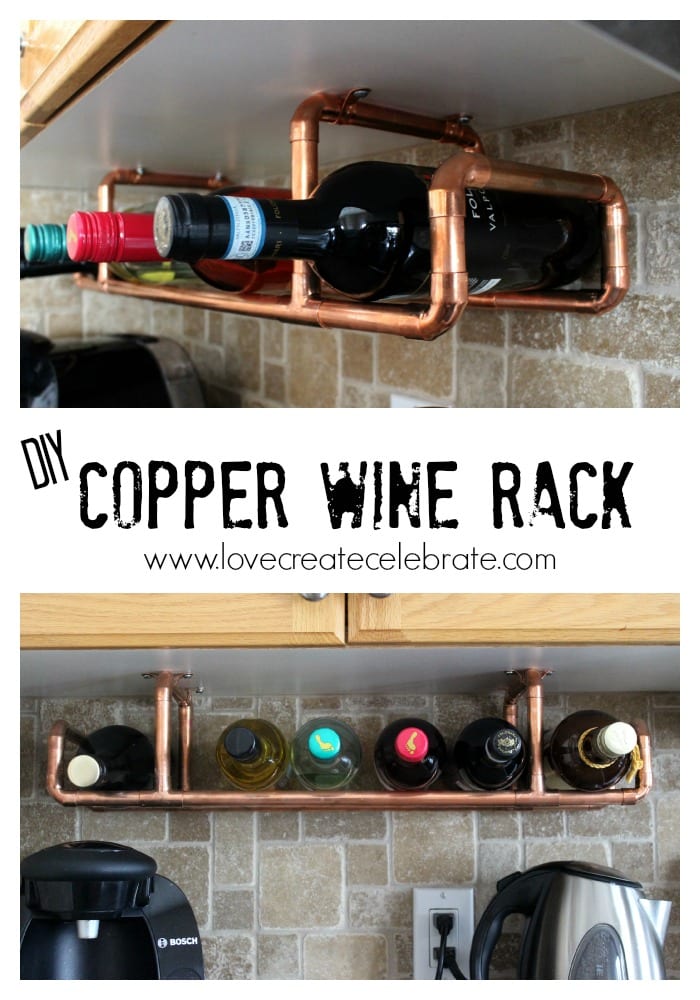 Copper Wine Rack