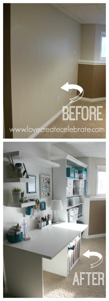 Custom Craft Space Before and After