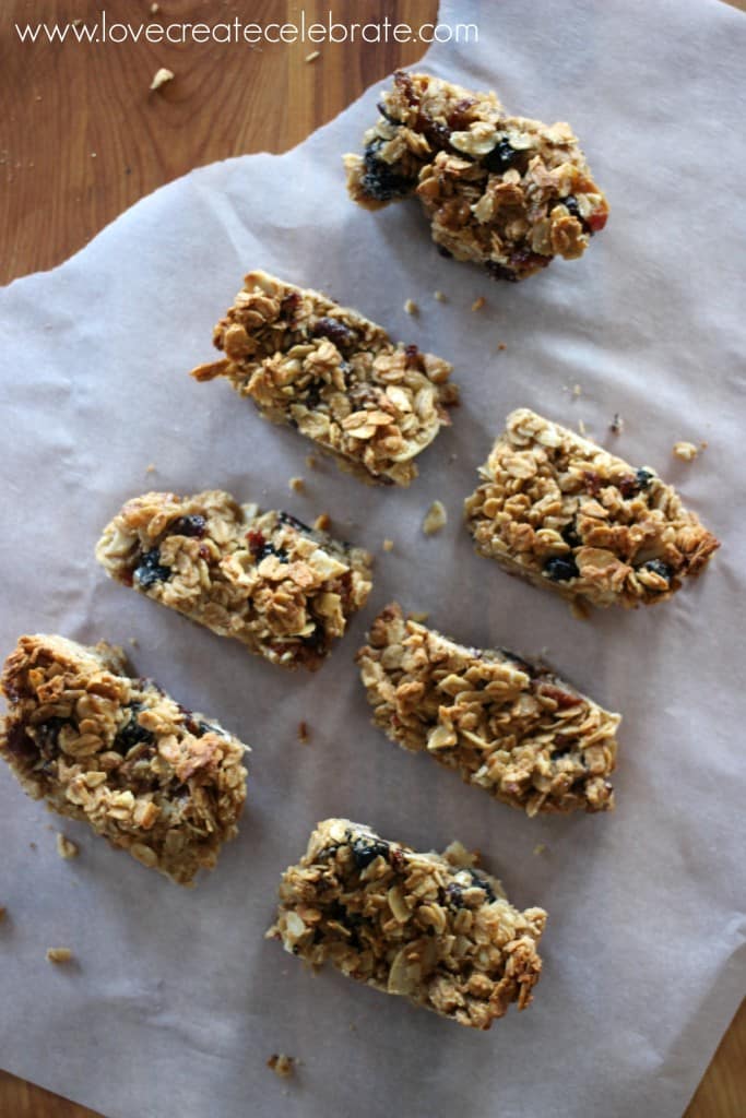 Peanut Butter, Maple, and Bacon Granola Bars