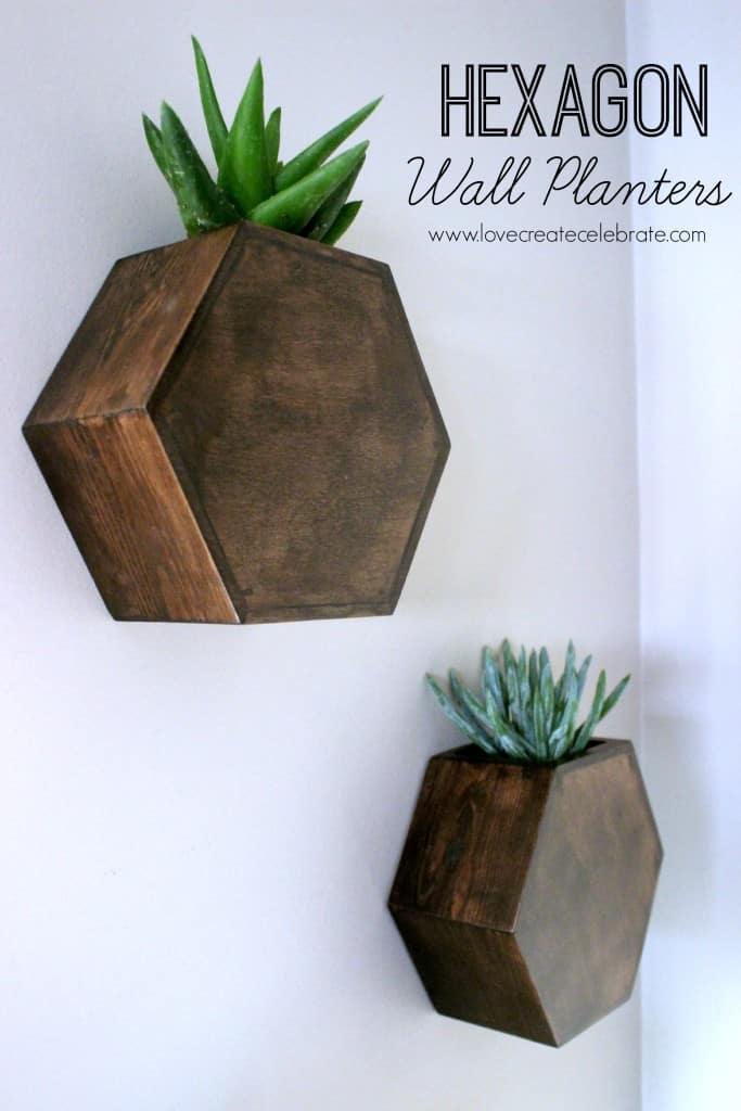 Hexagon Wall Planters