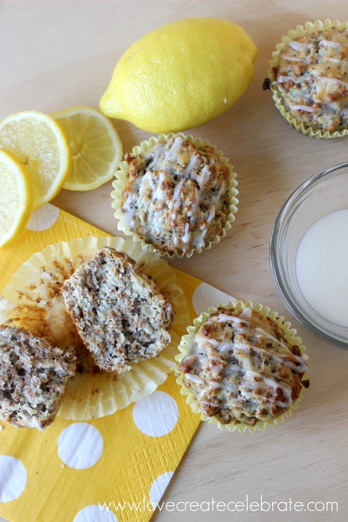 Make your own Lemon Poppy Seed Bran Muffins 