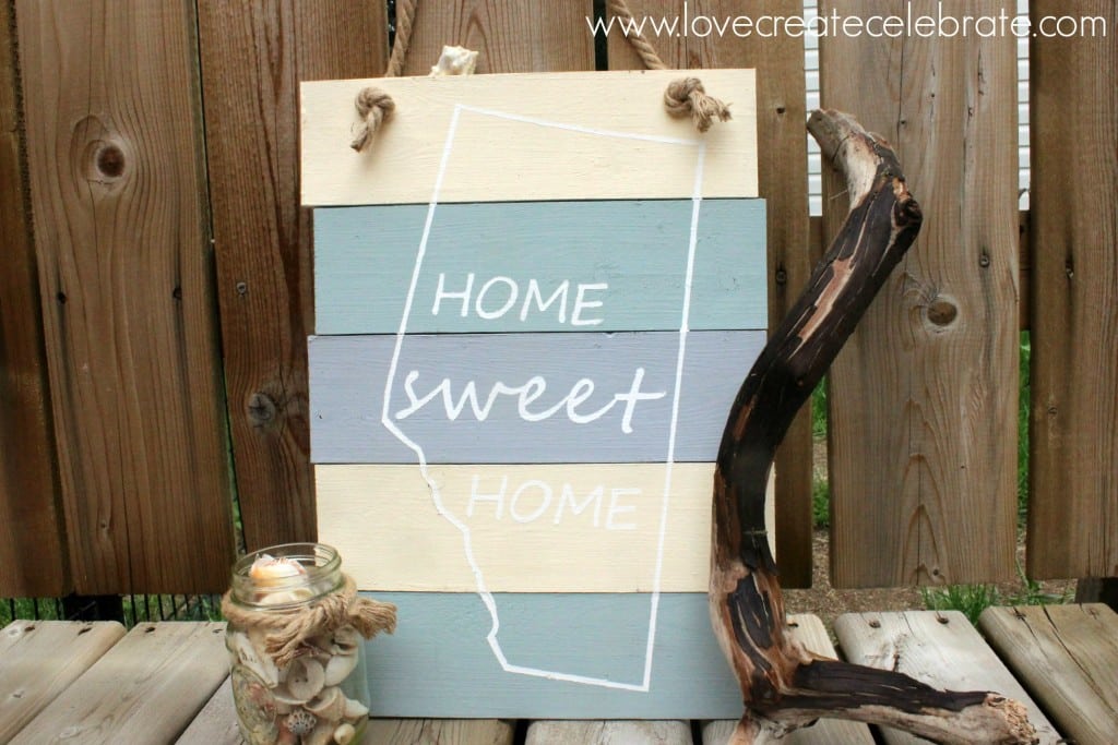 Home Sweet Home Beach Sign