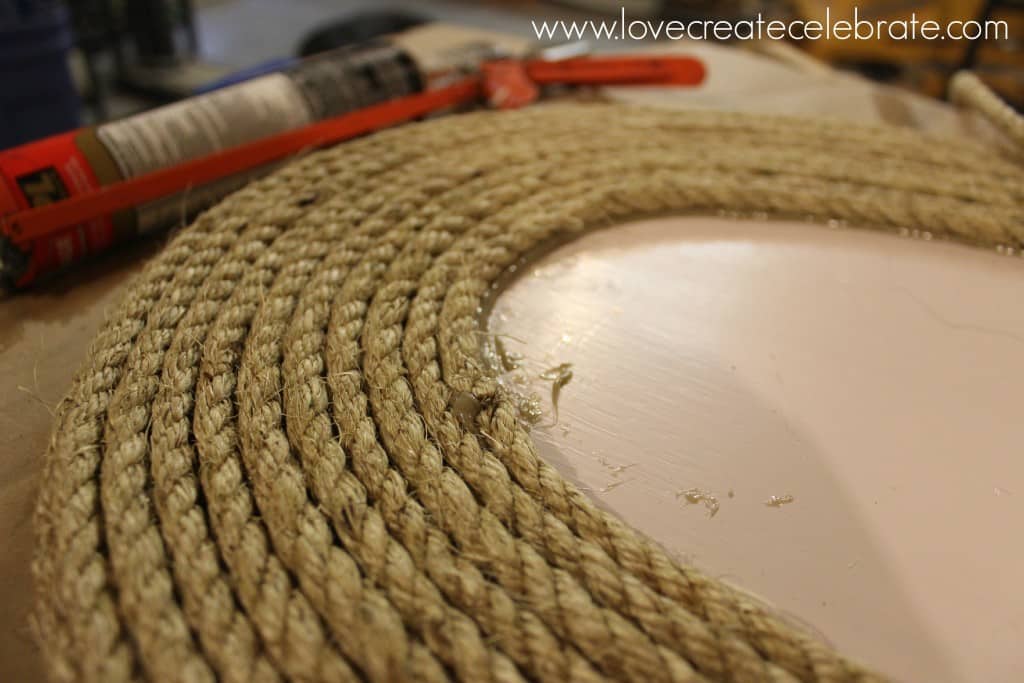 DIY Rope Tabletop