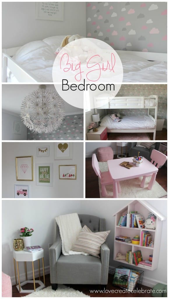 Big Girl Bedroom Collage