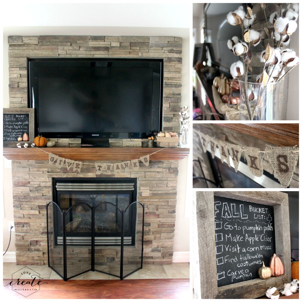 fireplace collage