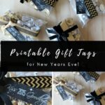New Year’s Gift Tags with text overlay