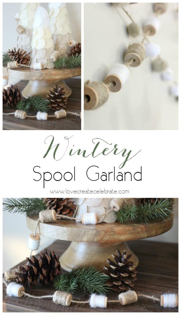 Wintery Spool Garland