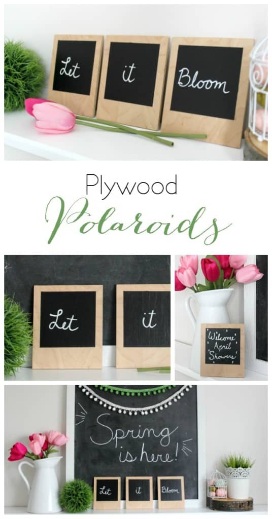 DIY Plywood Polaroids