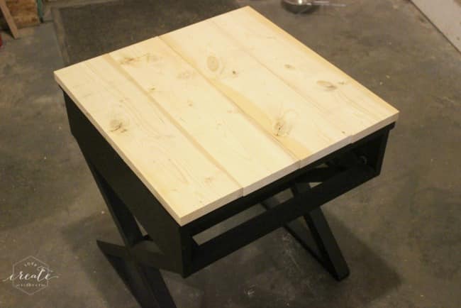 cut boards on top of table