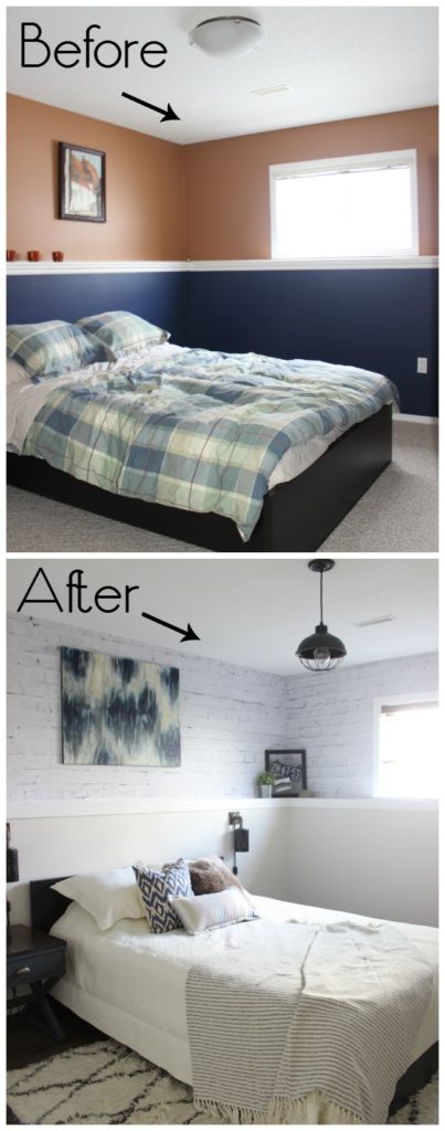 Before and After Guest Bedroom