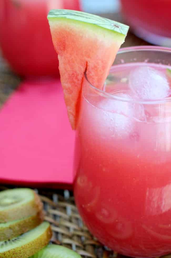 watermelon in drink