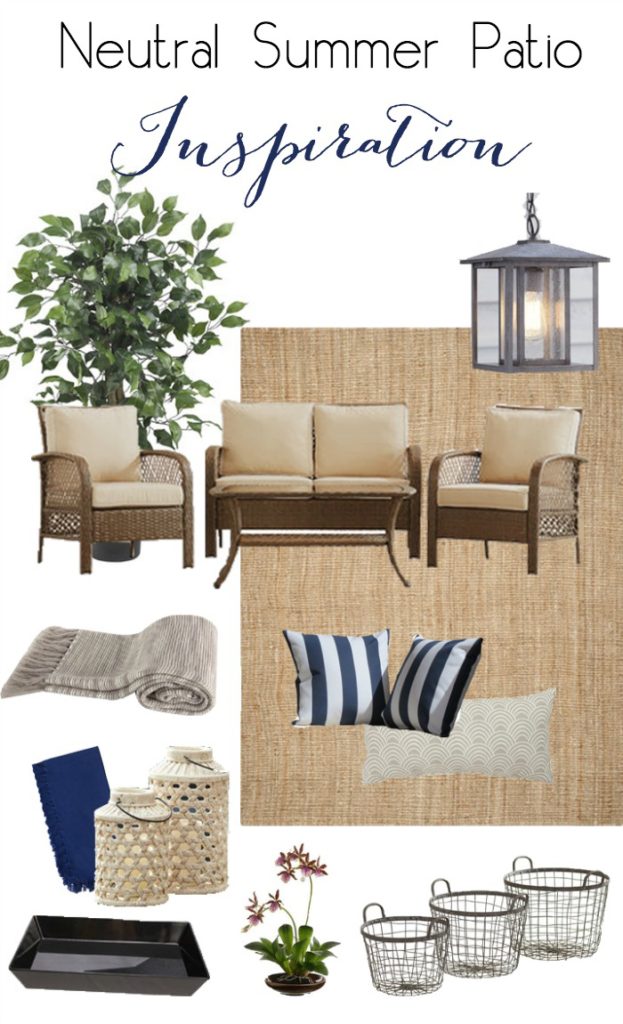 Neutral Summer Patio Inspiration