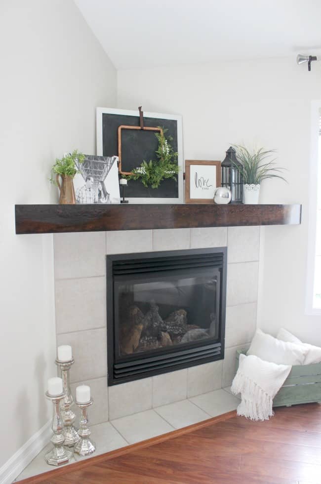 How to Make Your Own Wood Mantle