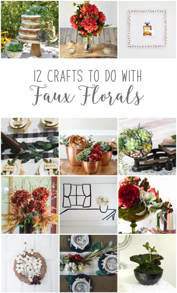 12 crafts to do with faux florals