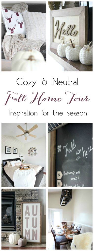 A beautiful cozy home tour for the autumn season. Love the warm and inviting home decor ideas for the season!