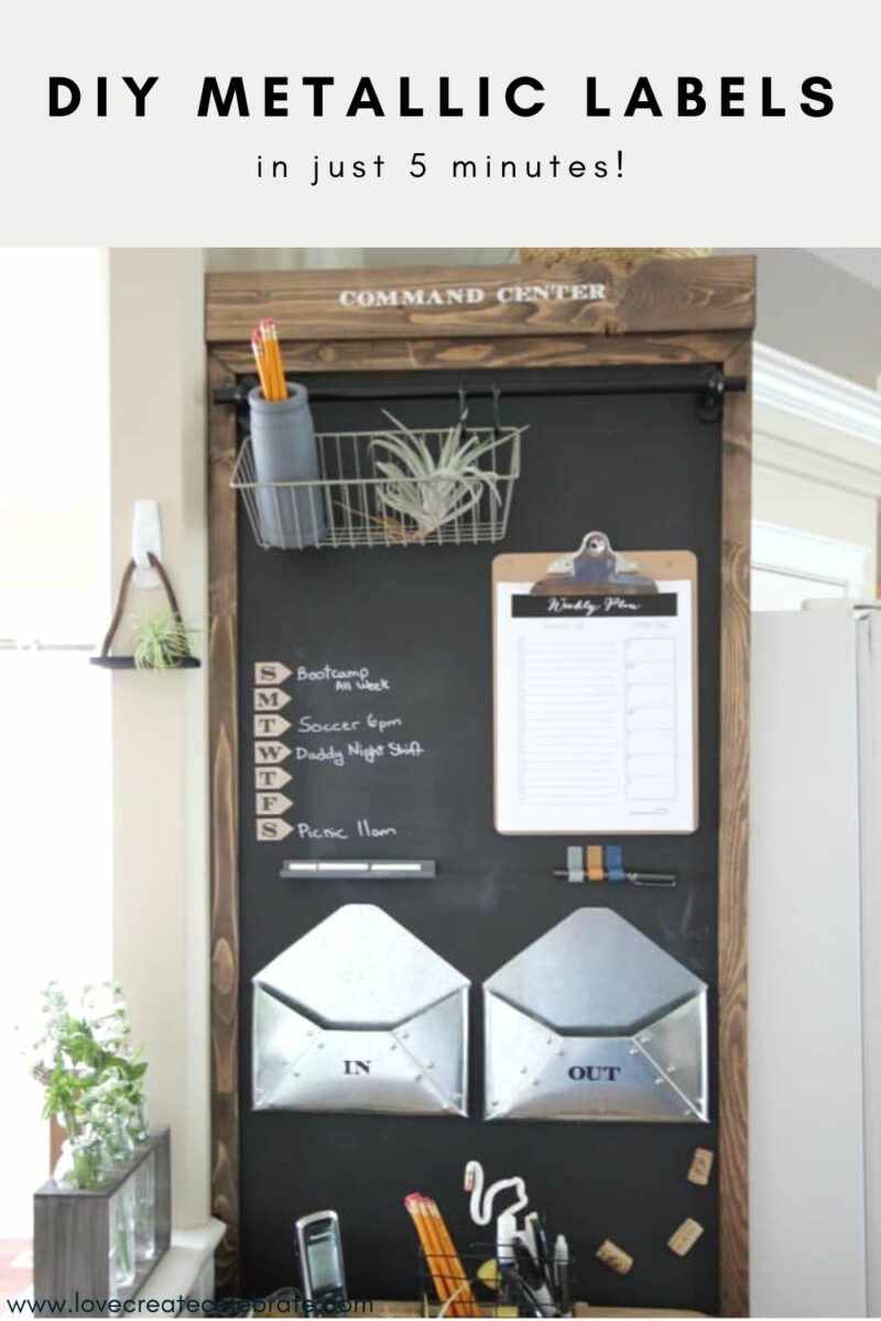 DIY Metallic Labels - Lindi & Russ