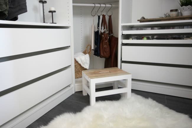 A beautiful dream closet makeover! I LOVE the organization ideas. Such a great use of a small space.