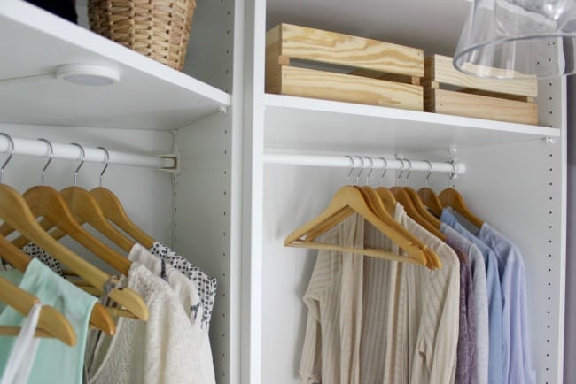 This small space was made to feel huge in this dream closet makeover.