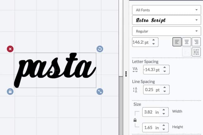 Uses these specifications for format your text, or play around in your cricut design studio to find what you like most!