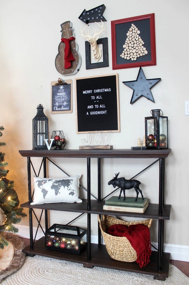 A beautiful rustic and industrial style Christmas Home Tour!