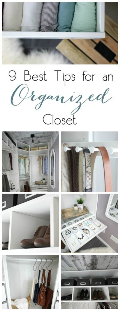 Great tips to bring your closet or wardrobe organization to the next level! Stay organized with these great, yet simple, ideas!