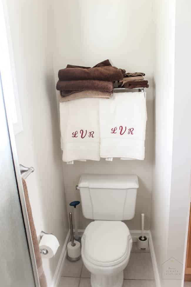 Love this modern bathroom design! Gorgeous faucets, fixtures, and tile choices! Follow along as this outdated bathroom is transformed into a beautiful modern oasis! 