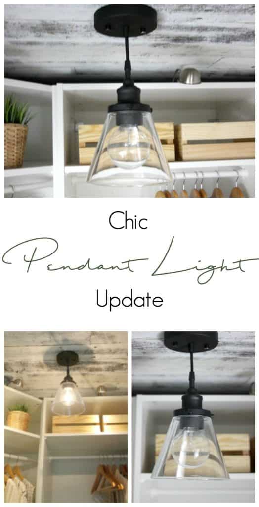 Update a cheap light fixture to get a chic and inexpensive look! Love the transformation of this fixture! 