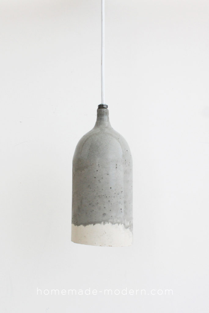 I love this concrete lamp!