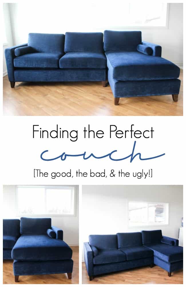 Finding the perfect couch can be really difficult, especially when you live in a Northern rural area like us! The couch is one of the most important furniture pieces in the home and having a comfortable, stylish couch is extremely important! Find out how I finally found the perfect sofa!