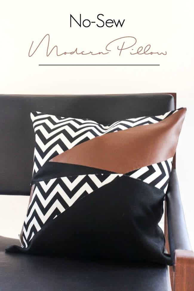 The perfect DIY for the modern home! This easy no-sew pillow cover comes with a great tutorial using the Cricut Maker. These square pillows would look beautiful on any couch or chair. Add some contemporary style to your home! 