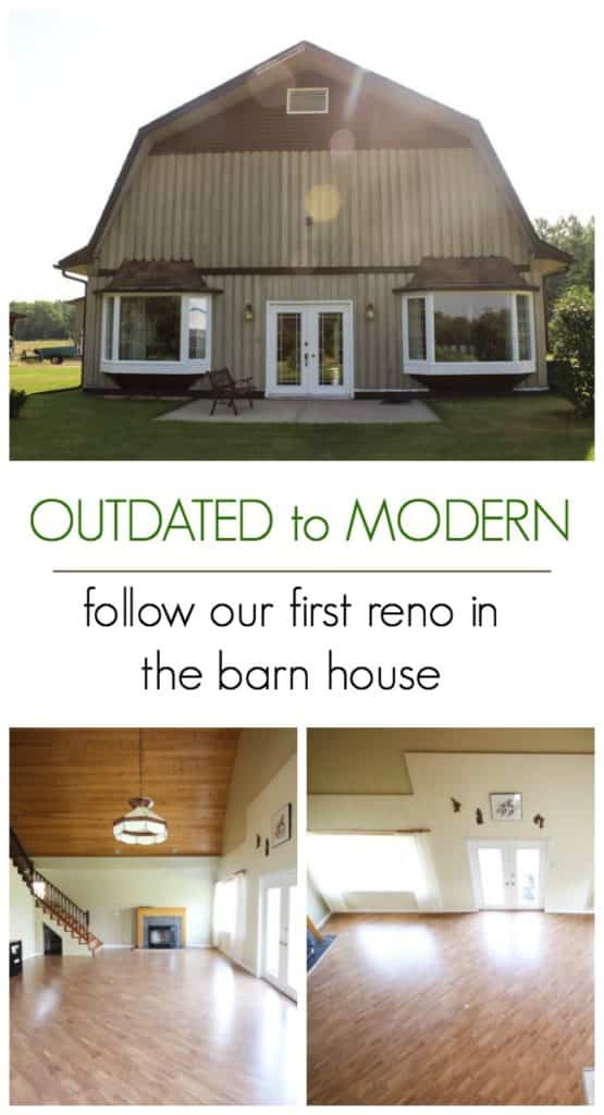 Great renovation plans to bring this home from outdated to modern and contemporary. Love the design plans and the potential in this beautiful barn home. 