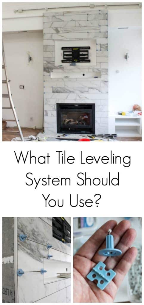 This week on week 5 of the One Room Challenge: Fireplace Tile and an ATR Tile Leveling System