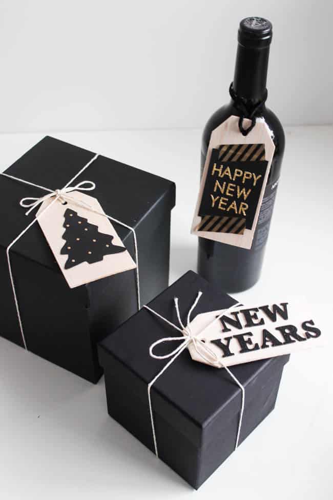 Wooden Gift Tags on presents