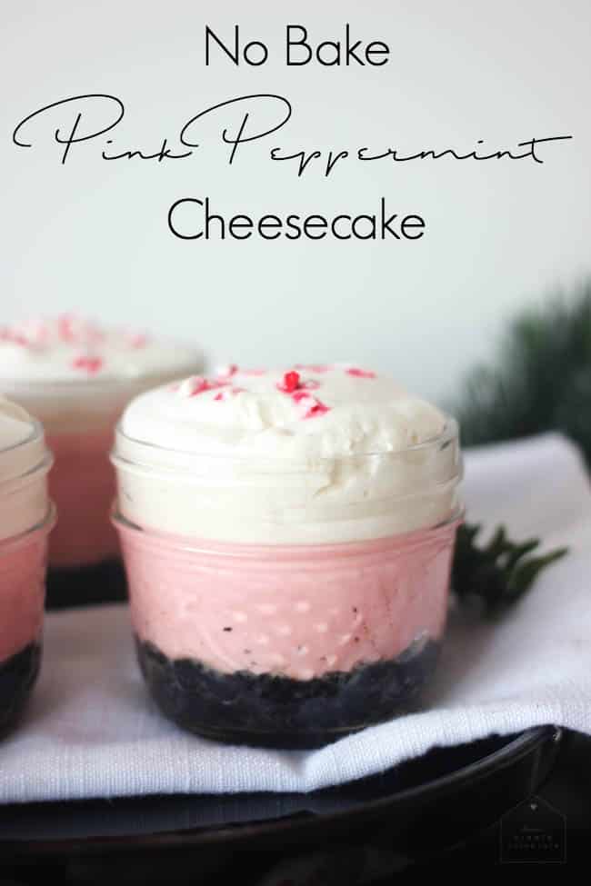 Looking for a quick and easy dessert? Try this no bake mini cheesecake recipe! These pink desserts are perfect for Valentine's Day, Bachelorettes, girls weekends, or just because!