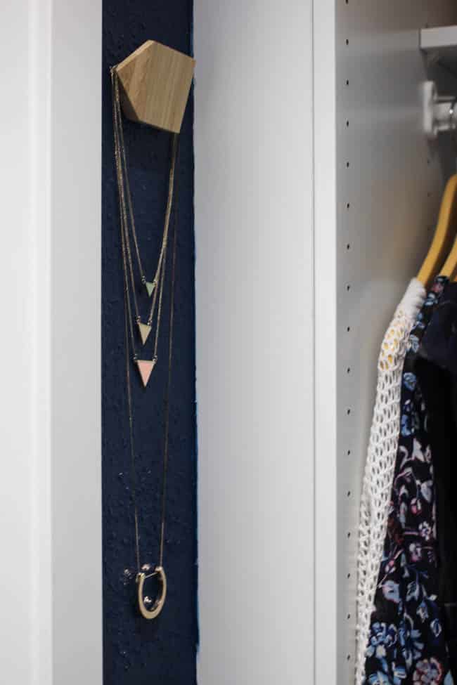 A stunning dream closet is possible, even when you only have a small space to work with! Love the modern ideas for this his & hers closet. A beautifully organized walk-in closet for a small room!