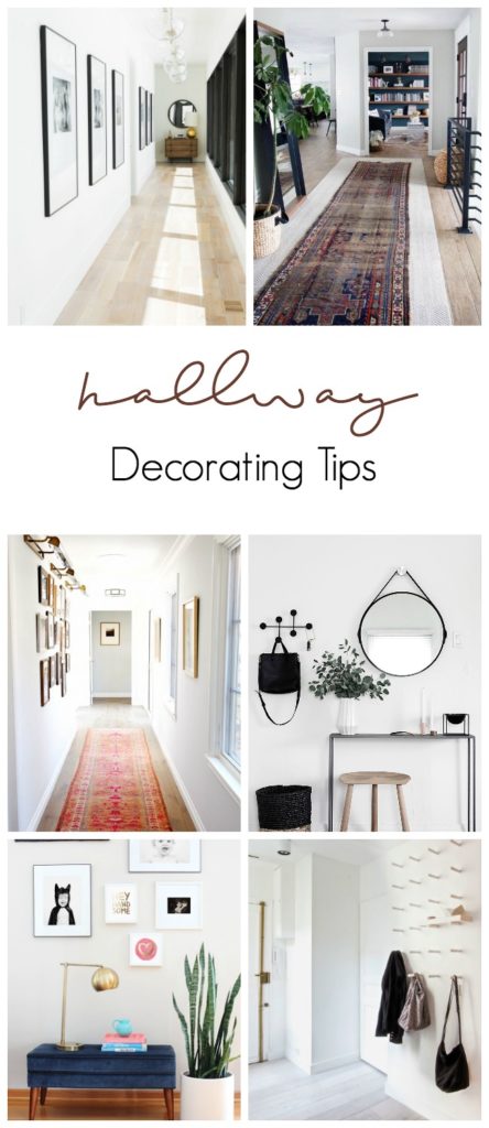 Gorgeous ideas to create a beautiful modern hallway. Five easy tips to spruce up your hallway, including tips on hallway lighting, rugs, flooring, and more! 