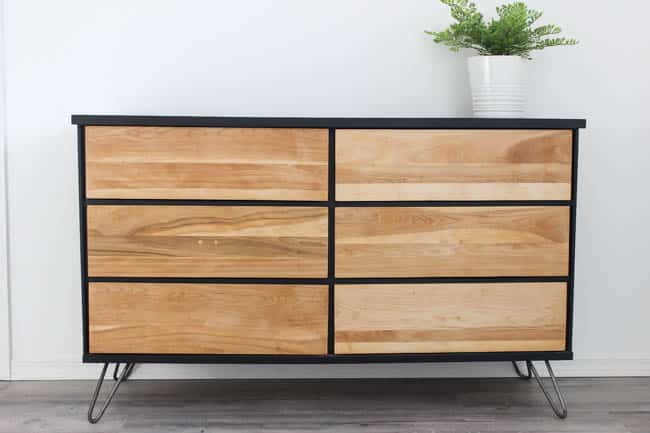 This thrifted dresser looks as good as new after a beautiful and easy DIY makeover