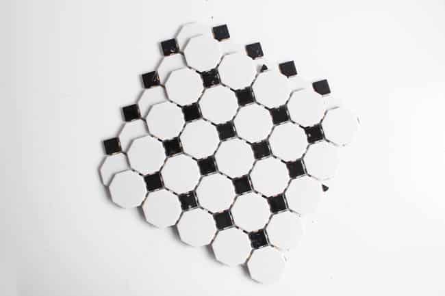 DIY trivets made of tile