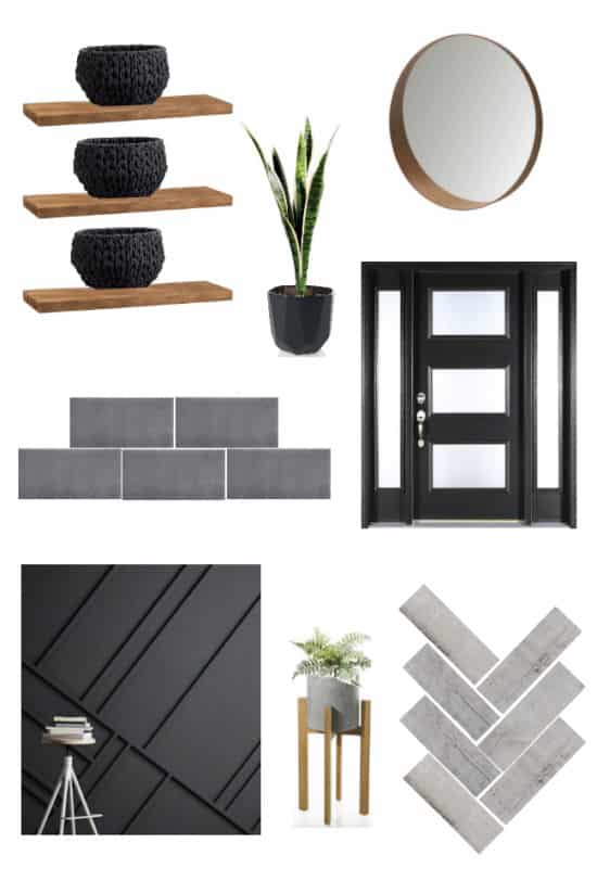 One Room Challenge {Week One}: Modern Entry Design Plans - Lindi & Russ