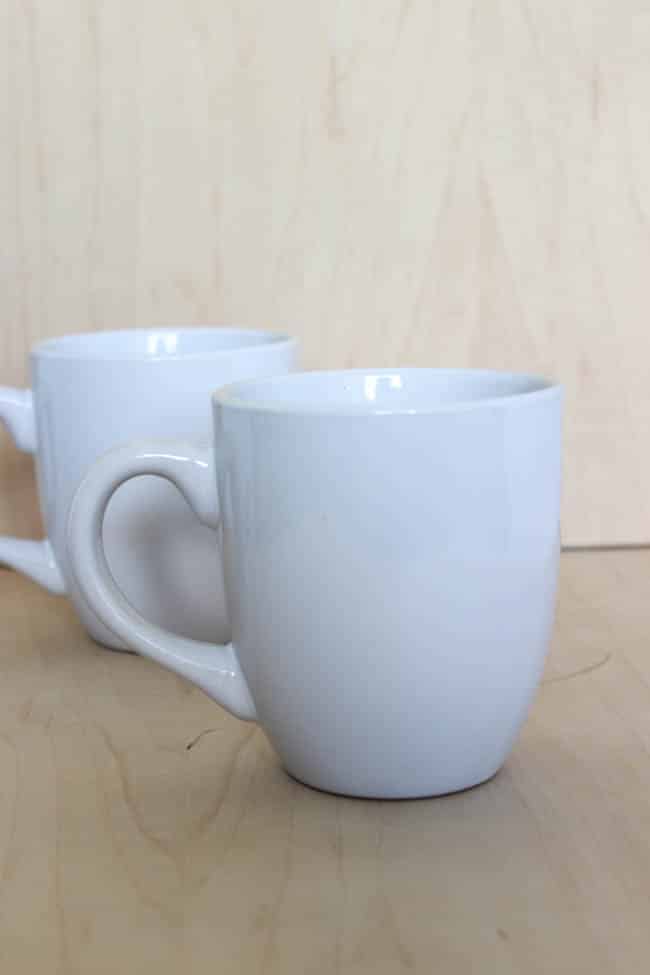 blank mugs