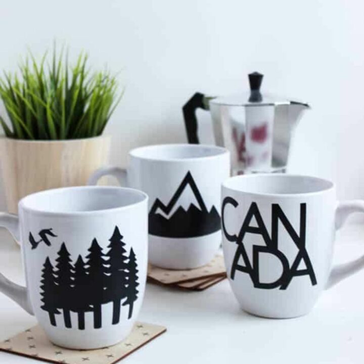DIY Canadian Mugs