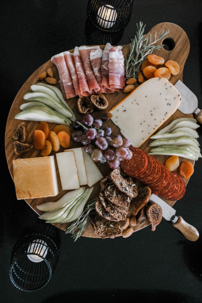 The sweet and savory variety on this fall charcuterie board makes it the perfect seasonal party platter