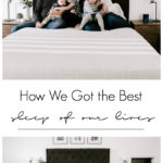 Our most comfortable mattress yet! We can't believe how well we slept after just one night on this new Lessa mattress! If you're looking for a mattress in a box, check out this Lessa mattress review first! #sleep #bedroom #modernbedroom