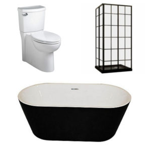 Looking for Modern Bathroom Fixtures? At affordable prices? Here are a few great tips for knowing how to choose affordable pieces that will make a big impact. Love the contemporary design of these budget-friendly pieces! #modernbathroom #fixtures #bathroom