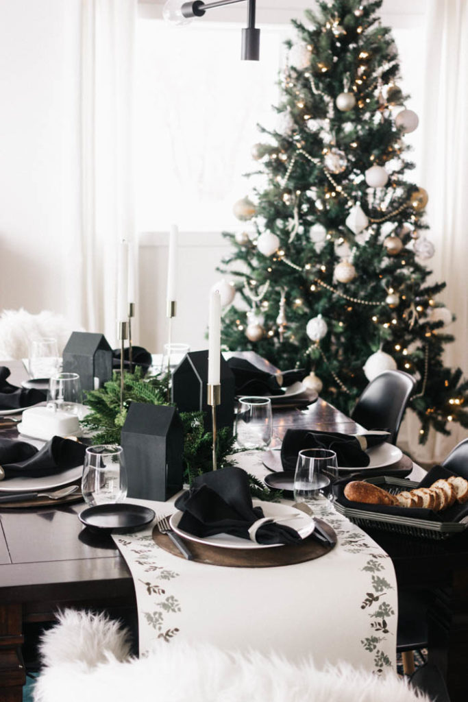 Christmas tablescape